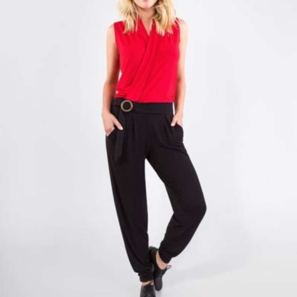 Les Lunes Black Deuville Pants